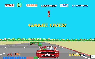 Out Run STe atari screenshot